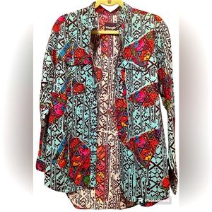 Retro Wrangler Long Sleeve Brushpopper Shirt - Men’s M